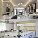 38W Dual Tube Intelligent Ultraviolet Quartz Light for Home Hospital Restaurant School(Prise UK