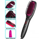 Miropure KL1020 Hair Straightener Brush with Ionic Generator (30s Fast Even Heating for Straightening or Curling) (The product has a risk of infringement on the Amazon platform)